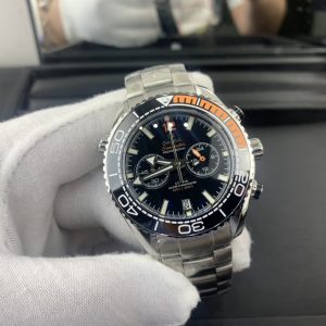 Alternative view of Royal Authentic Photos: Omega Seamaster Chronograph Quarter Orange Men's Watch